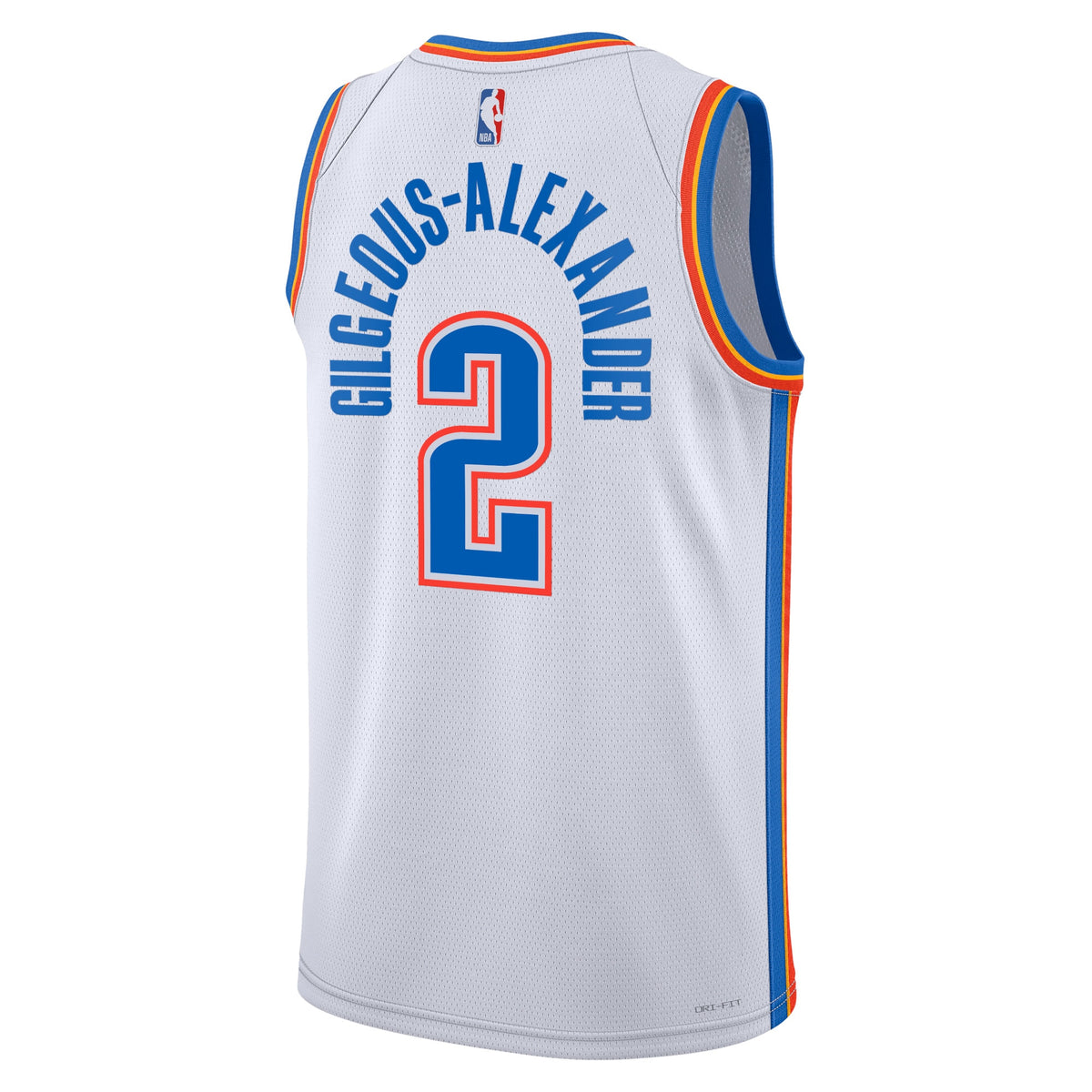 Oklahoma City Thunder Association Edition Swingman Jersey - White - Shai Gilgeous-Alexander - Unisex