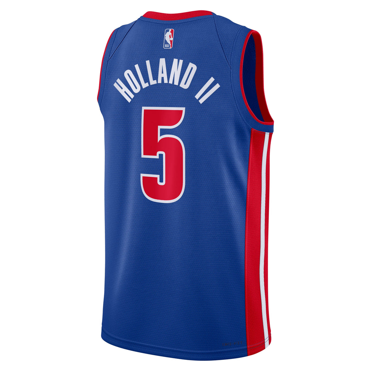 Detroit Pistons Icon Swingman Jersey NBA 2024 Draft First Round Pick - Blue - Ron Holland II - Unisex