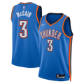 Oklahoma City Thunder Icon Edition Swingman Jersey - Blue - Jared McCain - Unisex