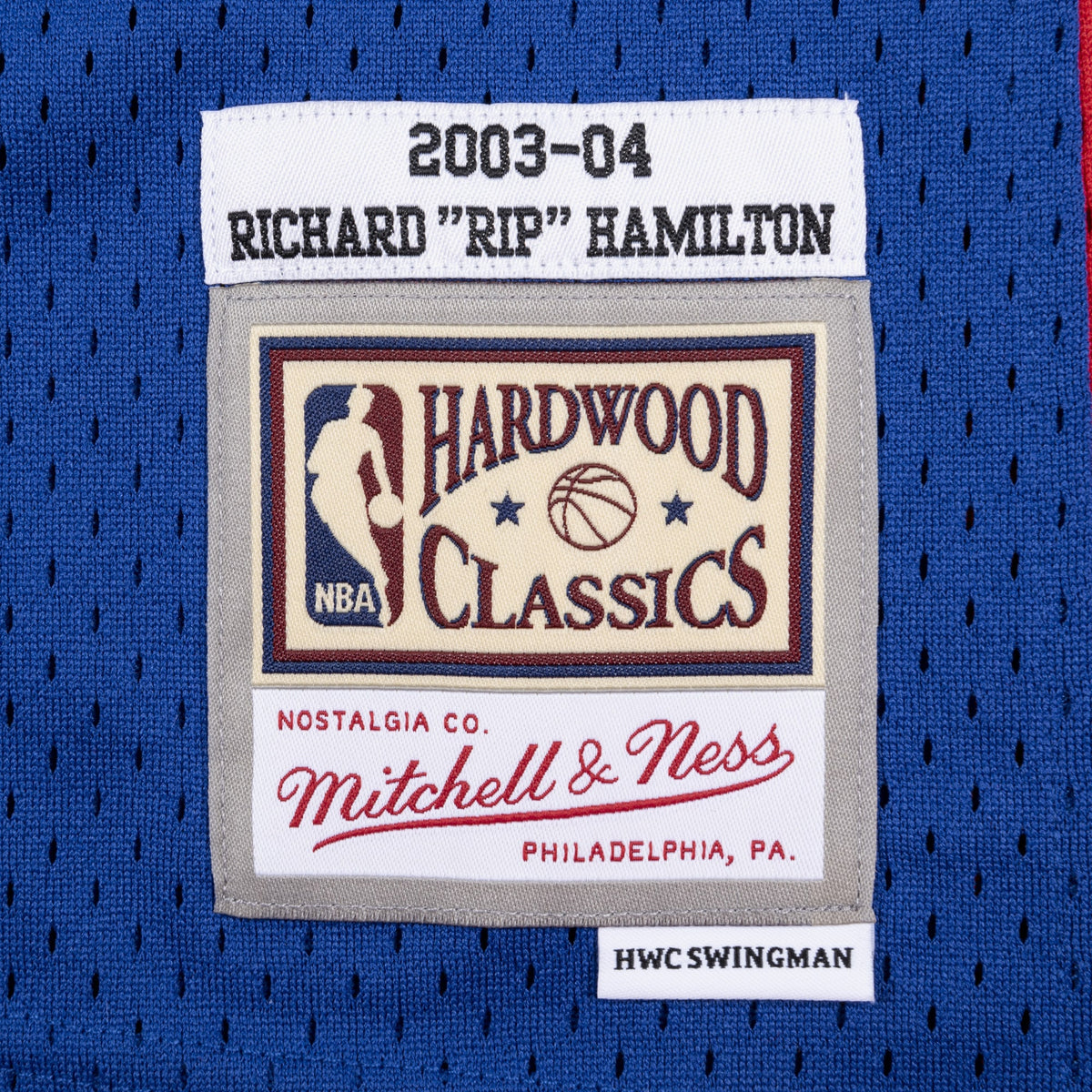 Detroit Pistons Richard Hamilton 2003 Swingman Authentic Jersey - Royal Blue