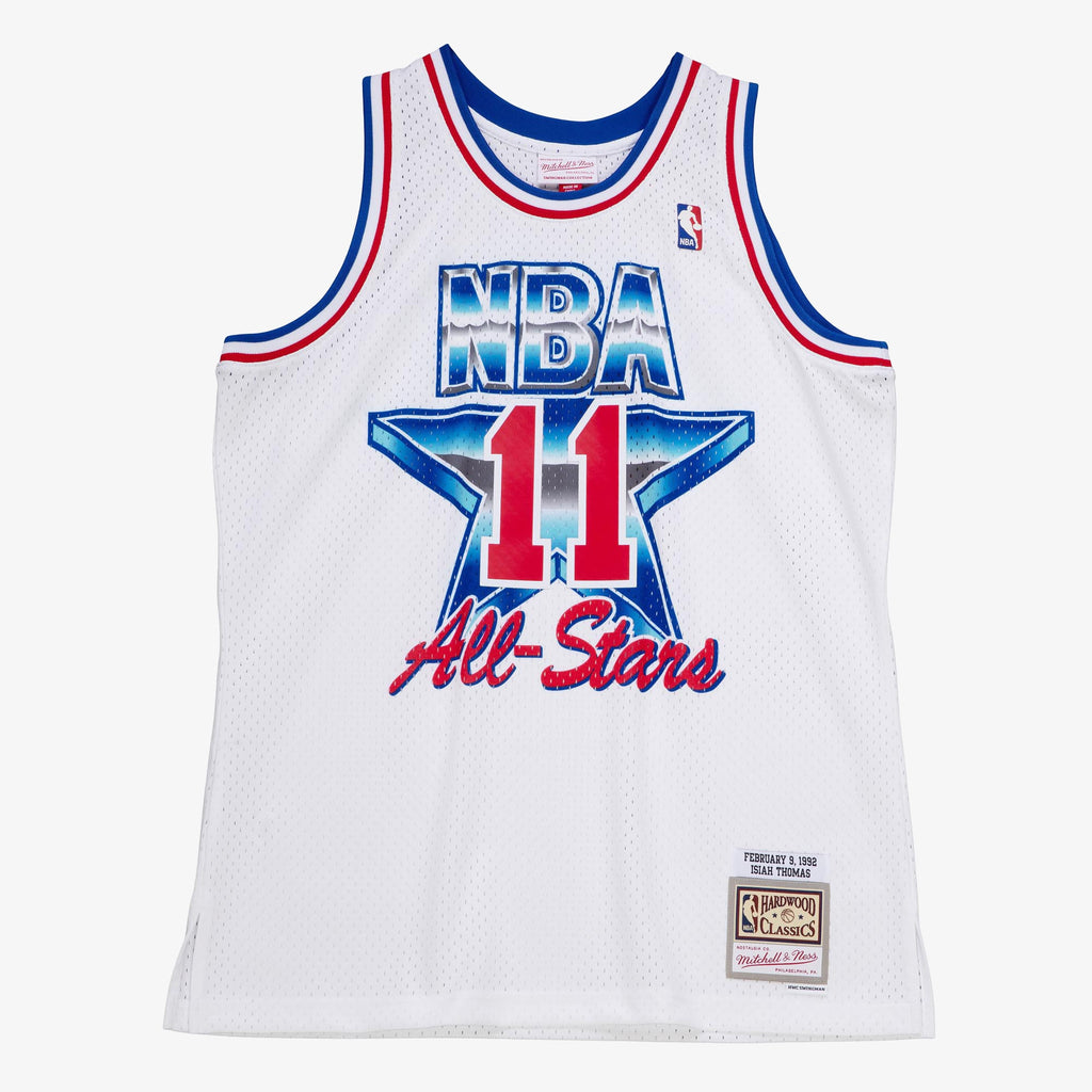 NBA Isiah Thomas 1992 All-Star East Authentic Jersey - White