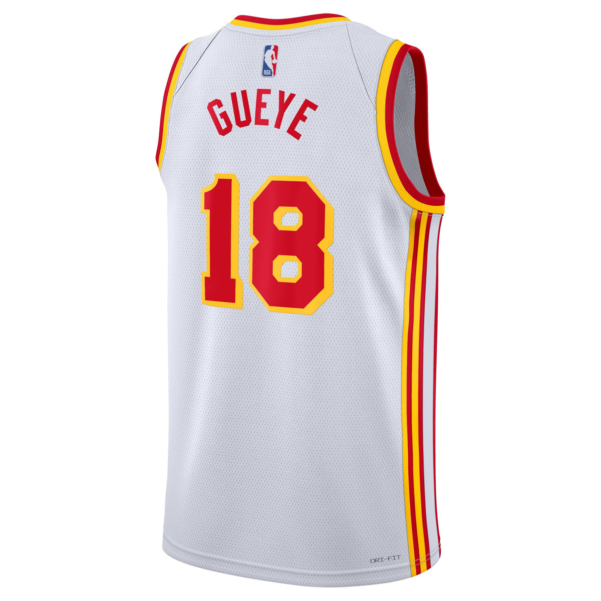 Atlanta Hawks Association Edition Swingman Jersey - White - Mouhamed Gueye - Unisex