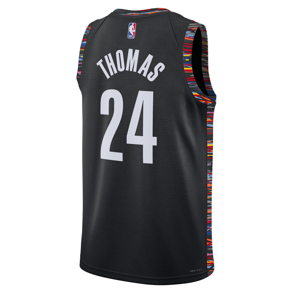 Brooklyn Nets 2025/26 City Edition Swingman Jersey - Black - Cam Thomas - Unisex