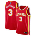 Atlanta Hawks Icon Edition Swingman Jersey - Red - CJ McCollum - Unisex