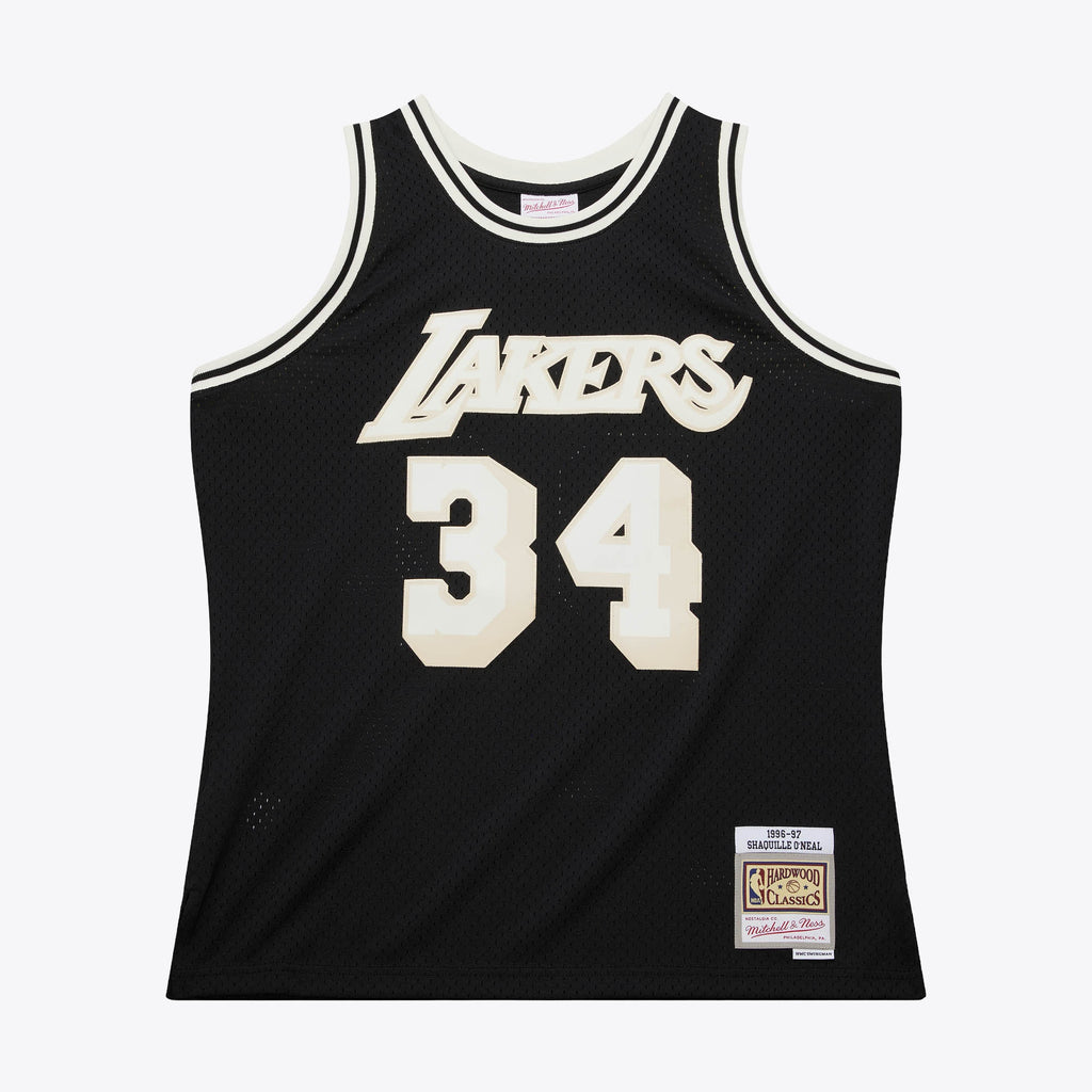 Los Angeles Lakers Off Court Swingman Jersey Shaquille O'Neal 1996