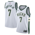 Milwaukee Bucks Association Edition Swingman Jersey - White - Kevin Porter Jr. - Unisex