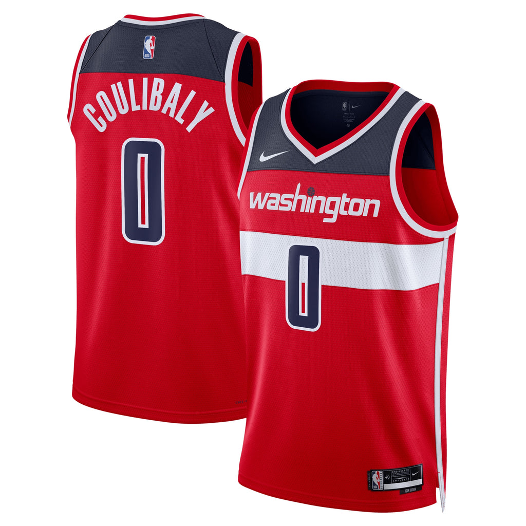 Washington Wizards Icon Edition Swingman Jersey - Red - Bilal Coulibaly - Unisex