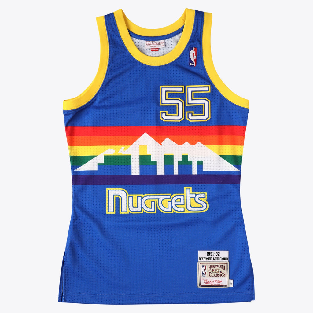 Denver Nuggets Dikembe Mutombo Authentic Jersey - Royal Blue