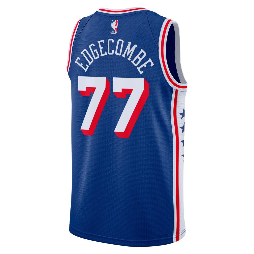 Philadelphia 76ers Icon Edition Swingman Jersey - Royal - VJ Edgecombe - Unisex