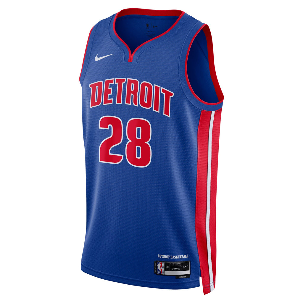 Detroit Pistons Icon Edition Swingman Jersey - Blue - Isaiah Stewart - Unisex