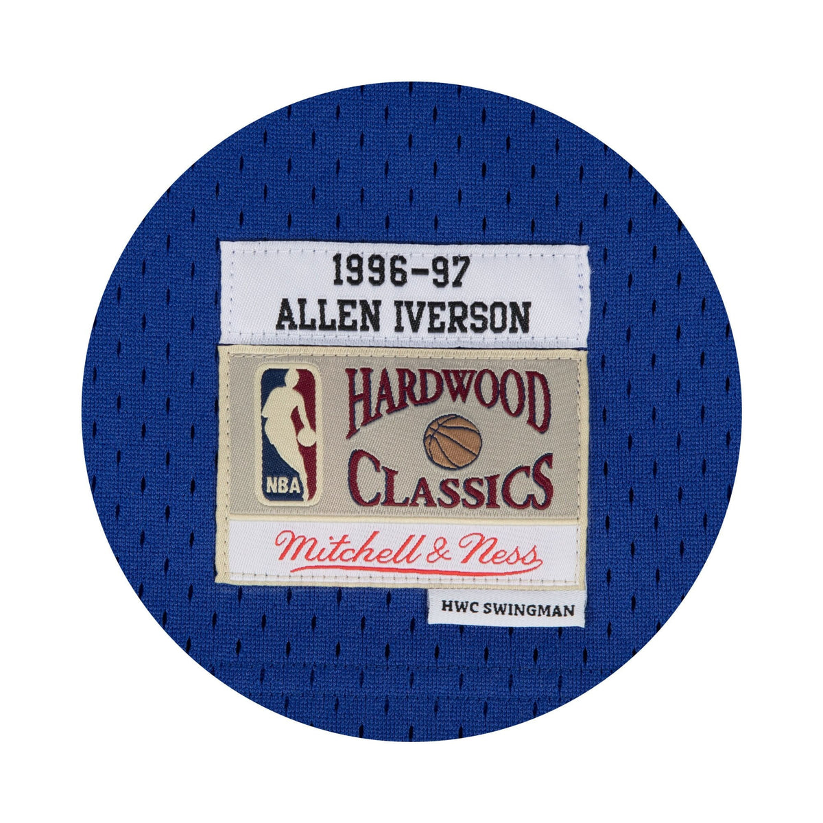 Philadelphia 76ers Allen Iverson 1997 Hardwood Classics Alternate Swingman Jersey - Blue - Mens
