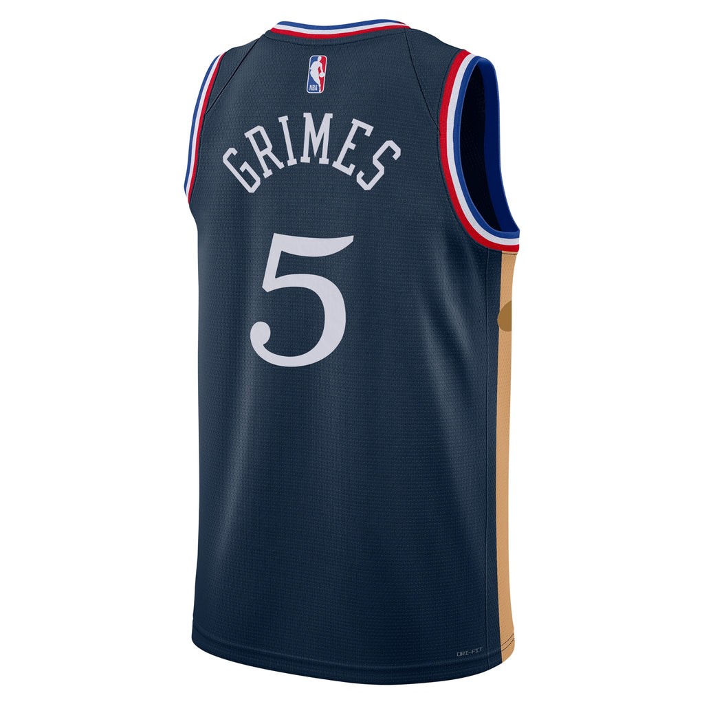Philadelphia 76ers 2025/26 City Edition Swingman Jersey - Navy - Quentin Grimes - Unisex