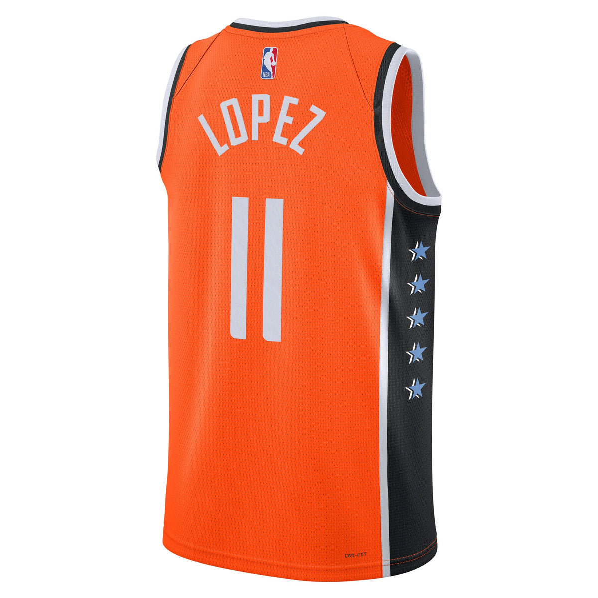 LA Clippers 2025/26 City Edition Swingman Jersey - Orange - Brook Lopez - Unisex