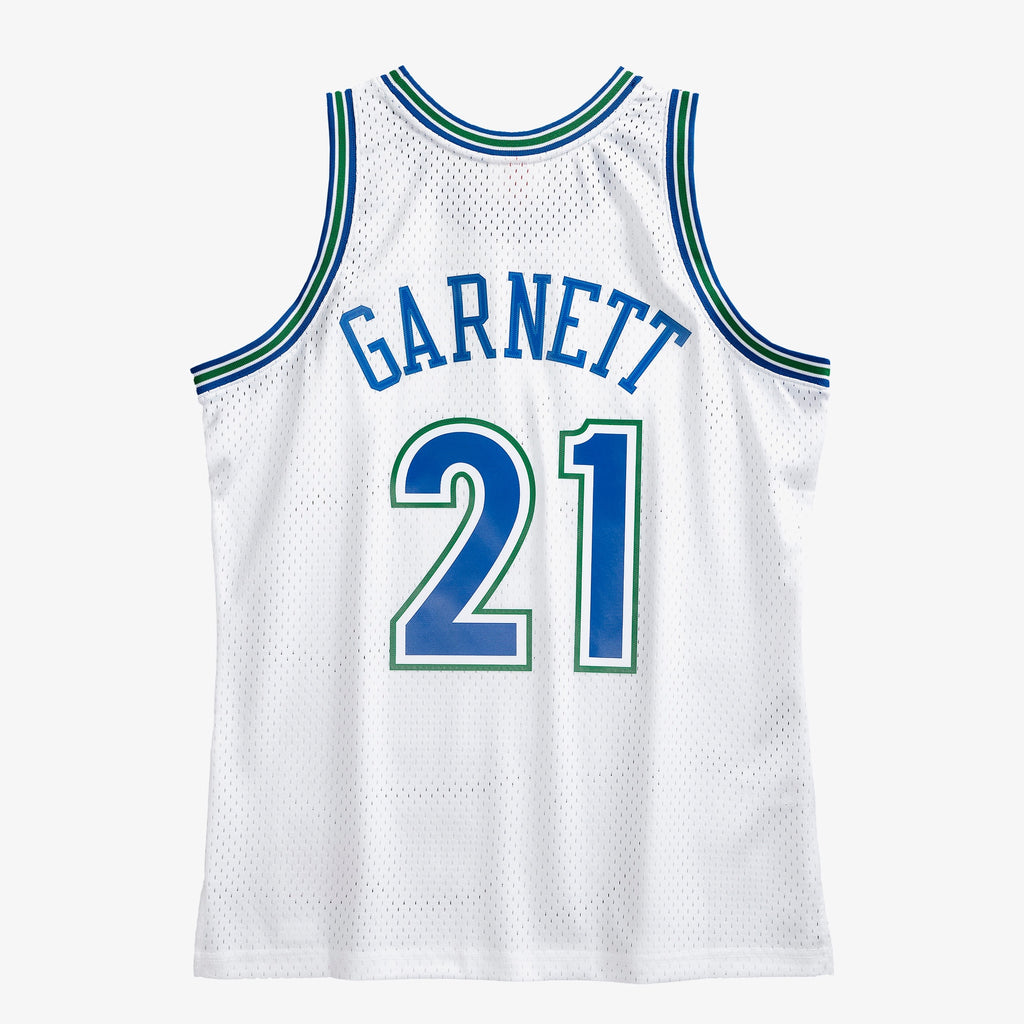 Minnesota Timberwolves Kevin Garnett 1995 Swingman Authentic Jersey - White