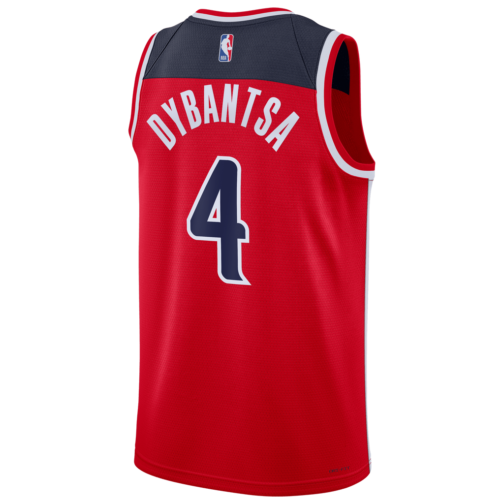 Washington Wizards Icon Swingman Jersey - Red - AJ Dybantsa - Unisex