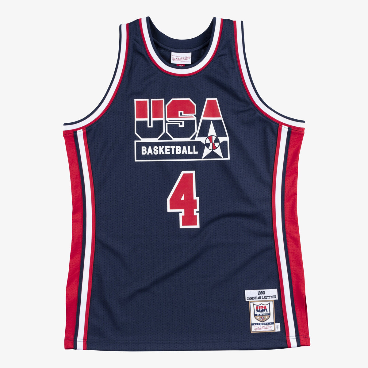 USA Basketball Authentic Jersey Christian Laettner 1992