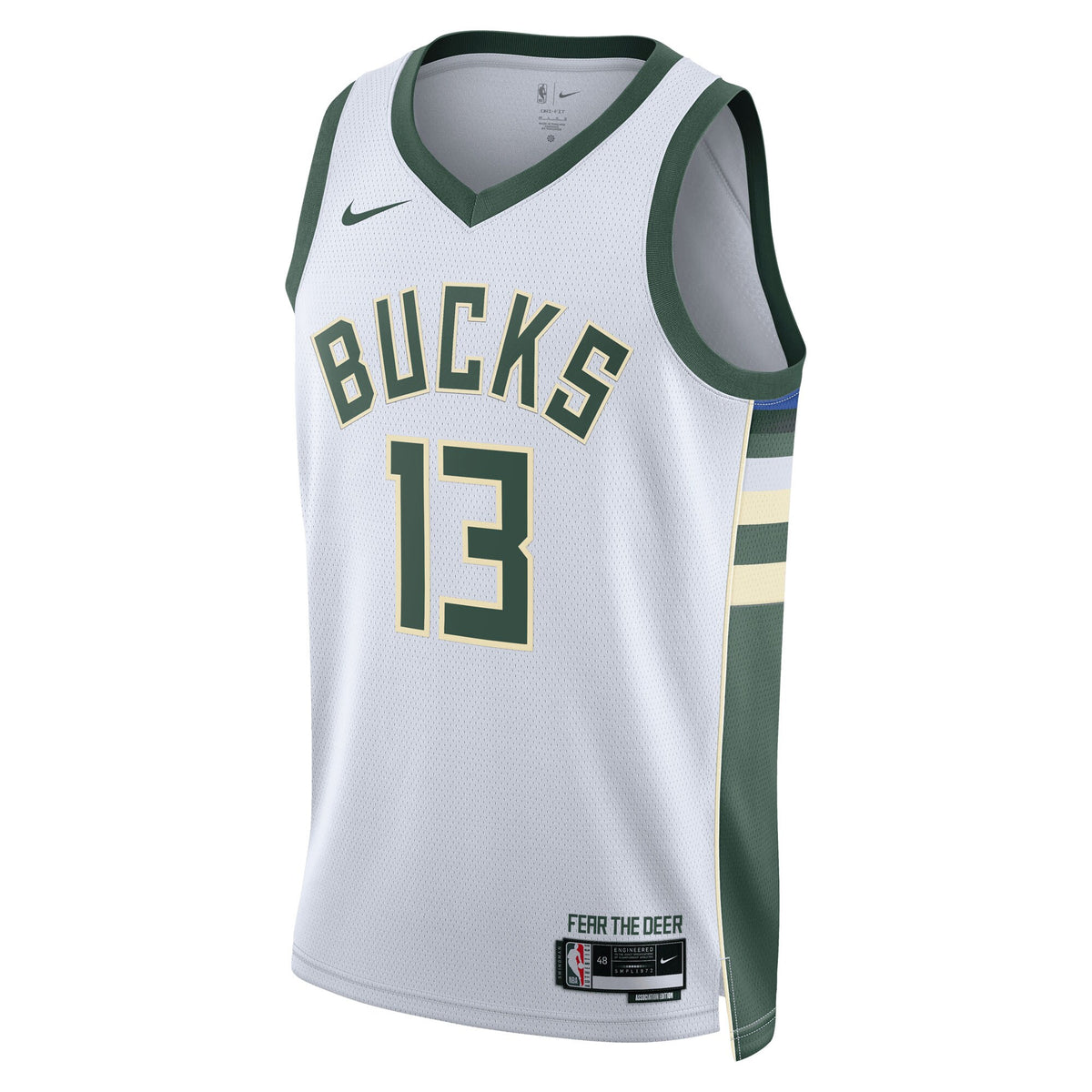 Milwaukee Bucks Association Edition Swingman Jersey - White - Ryan Rollins - Unisex