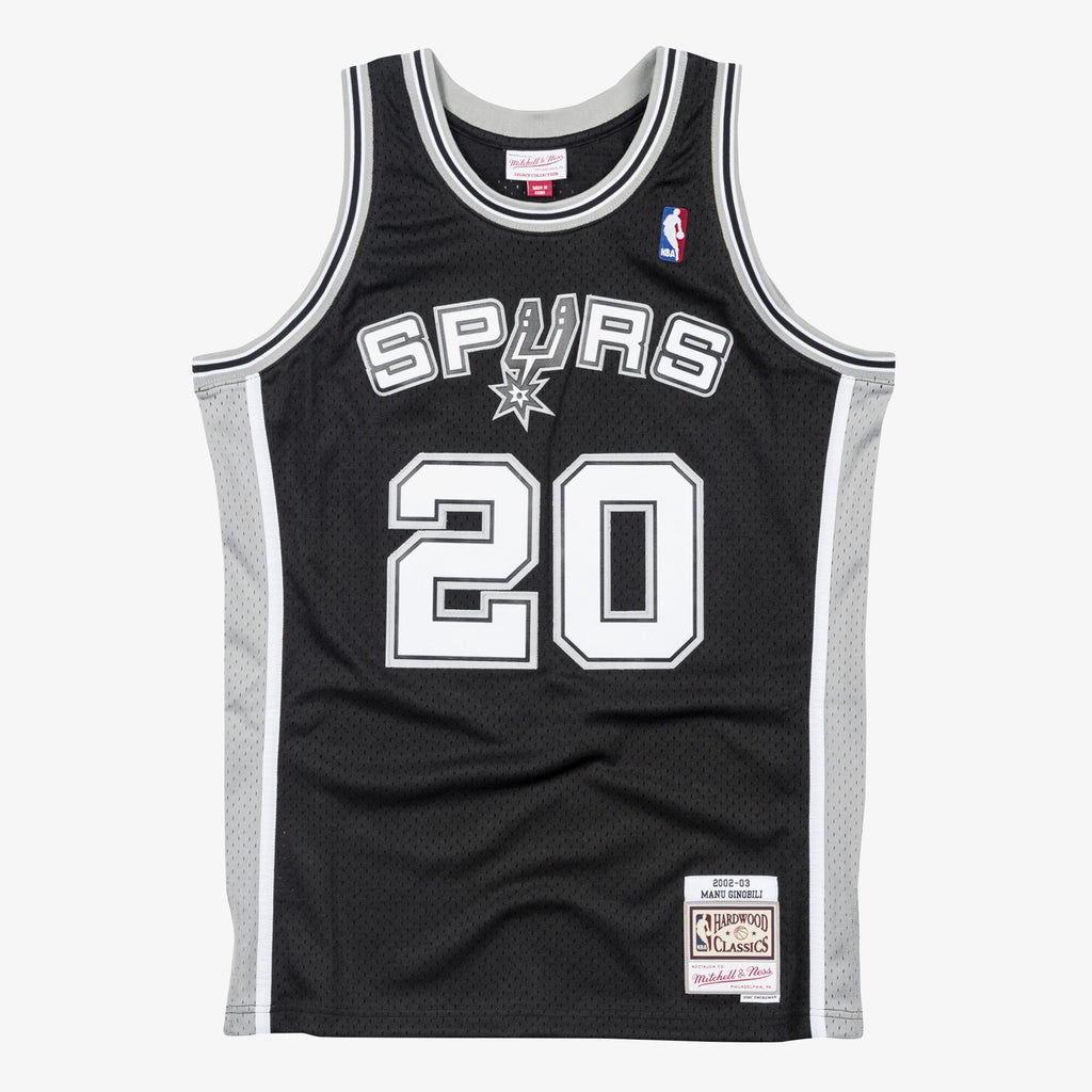 San Antonio Spurs Swingman Jersey Manu Ginobili 2002-03