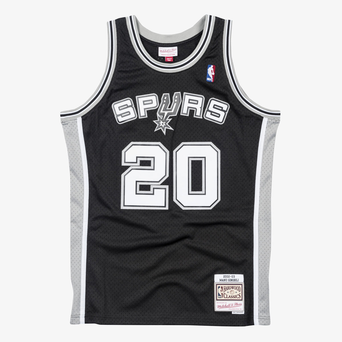 San Antonio Spurs Swingman Jersey Manu Ginobili 2002-03