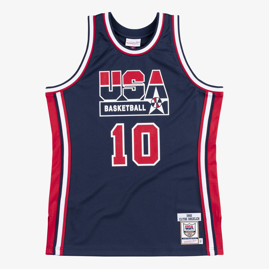 USA Basketball Authentic Jersey Clyde Drexler 1992