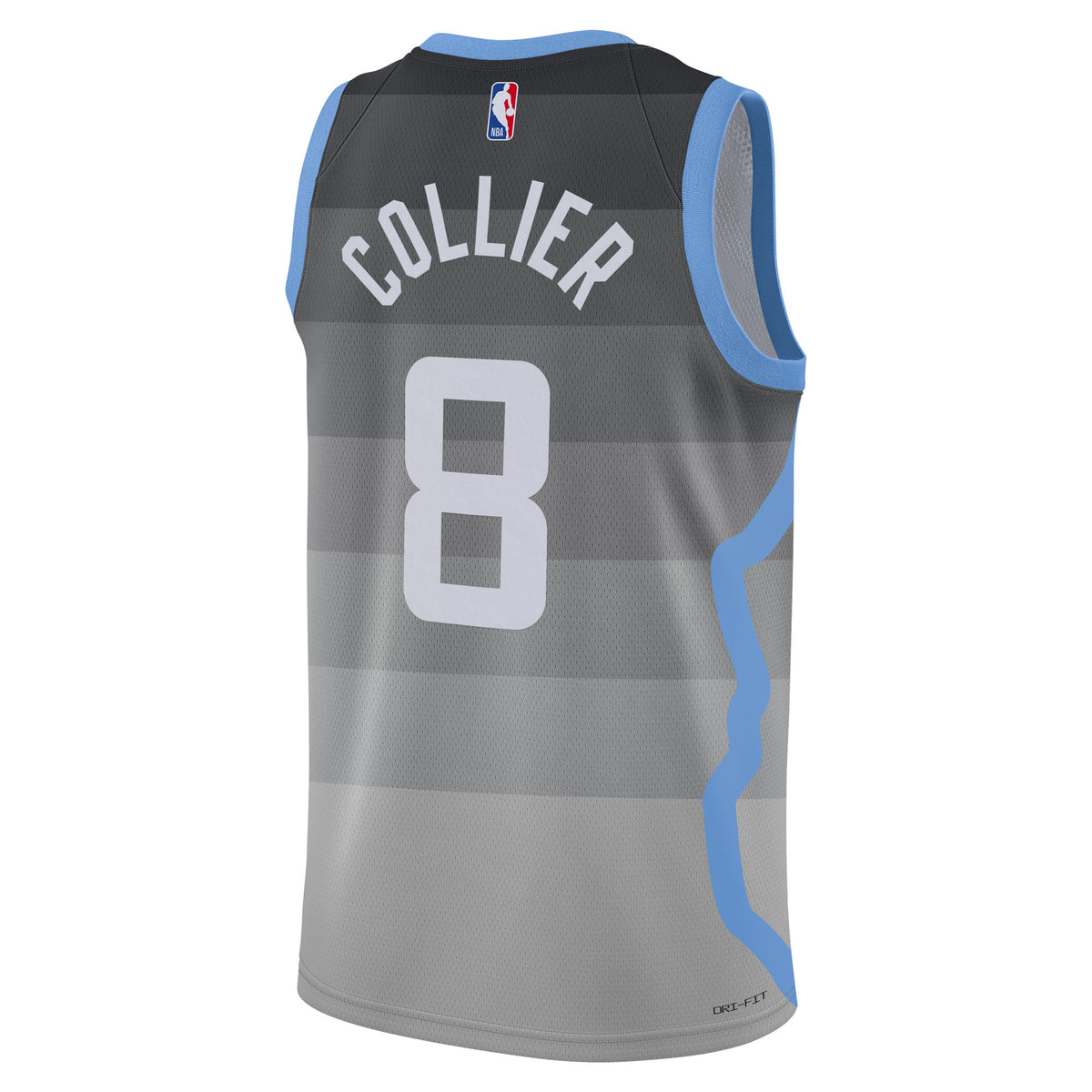 Utah Jazz 2025/26 City Edition Swingman Jersey - Gray - Isaiah Collier - Unisex