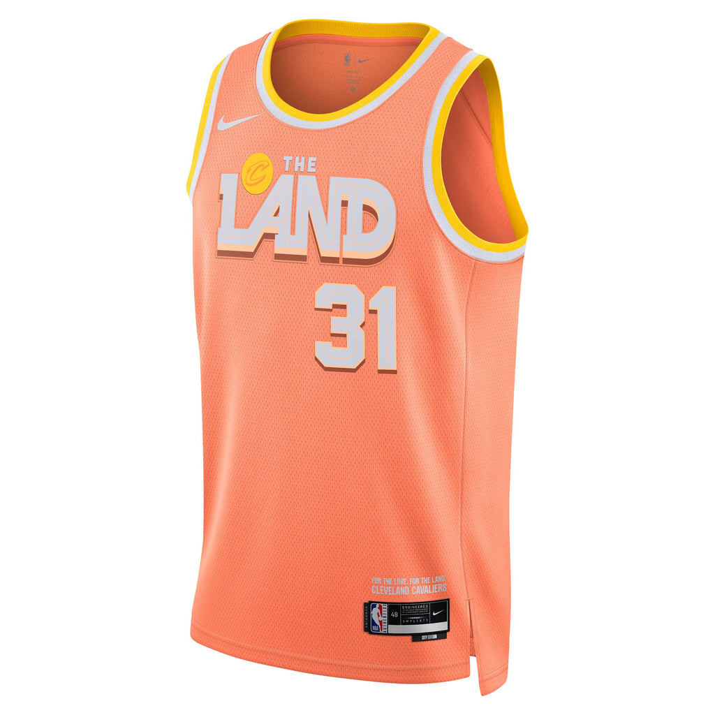 Cleveland Cavaliers 2025/26 City Edition Swingman Jersey - Orange - Jarrett Allen - Unisex