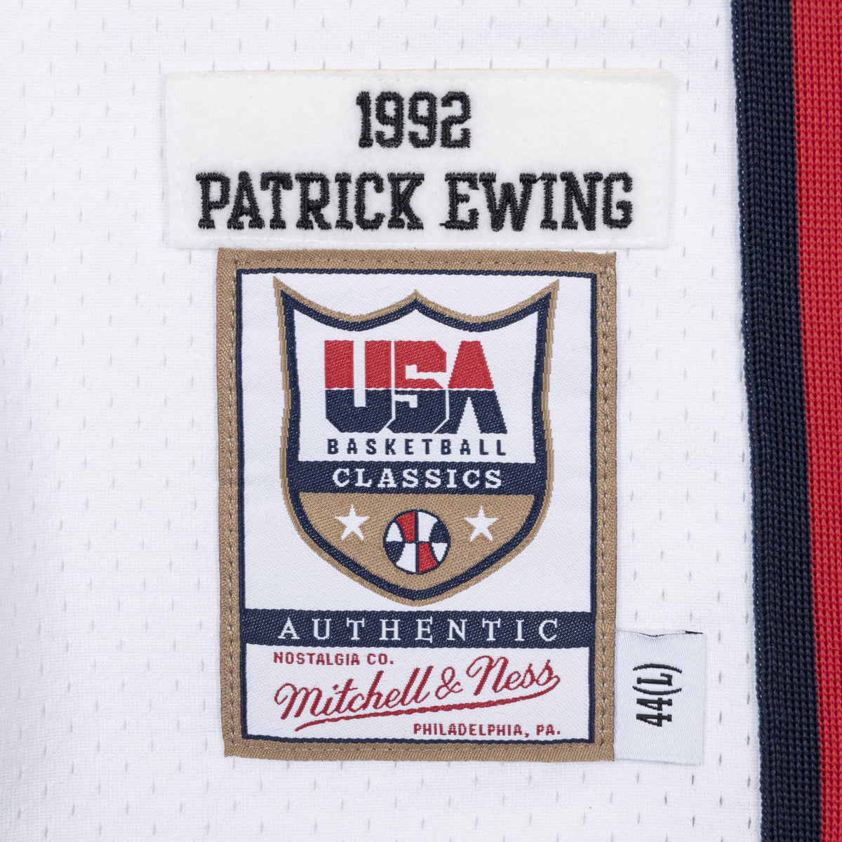 USA Basketball Authentic Jersey Patrick Ewing 1992