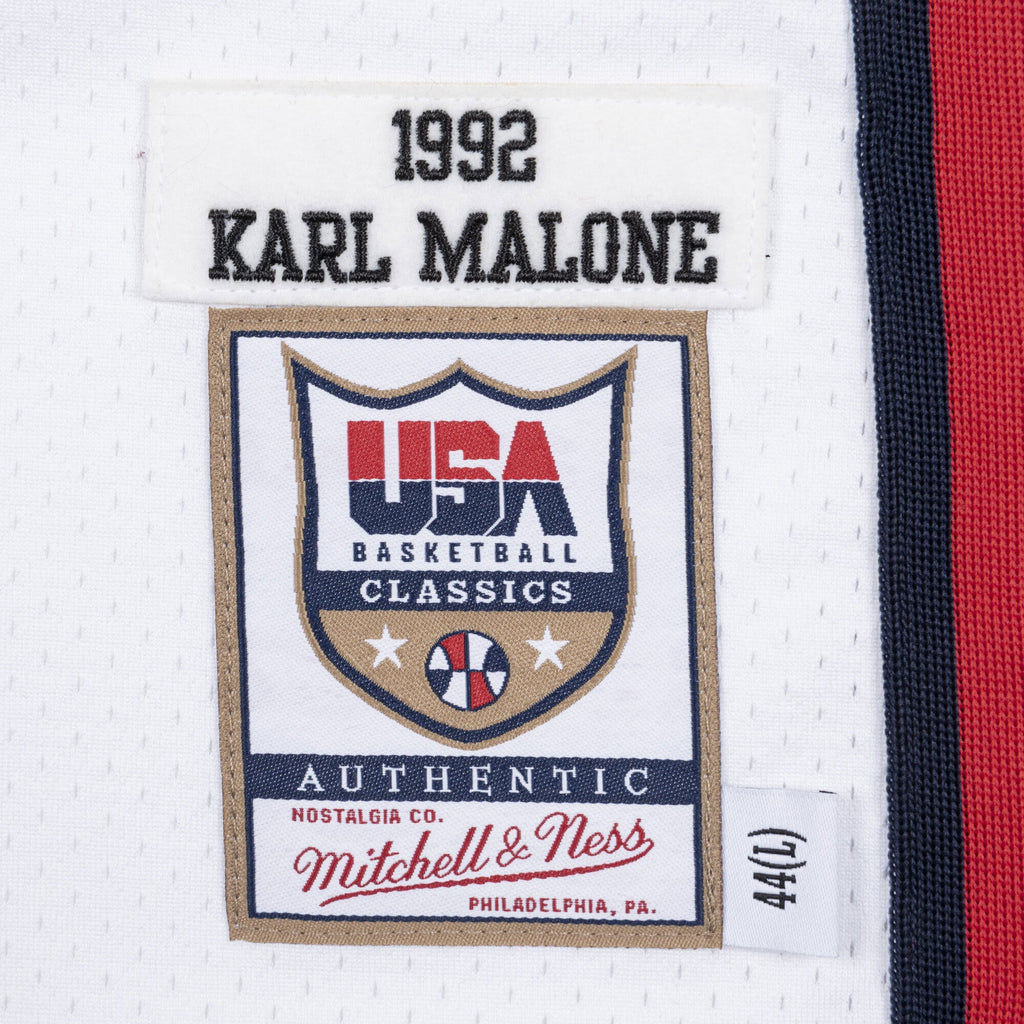 USA Basketball Authentic Jersey Karl Malone 1992
