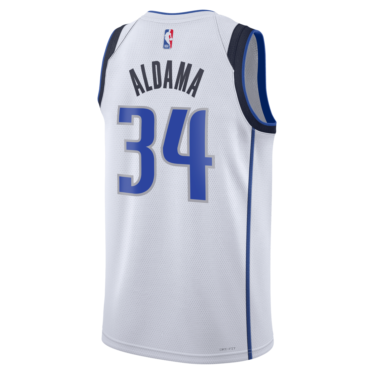 Dallas Mavericks Association Edition Swingman Jersey - White - Santi Aldama - Unisex