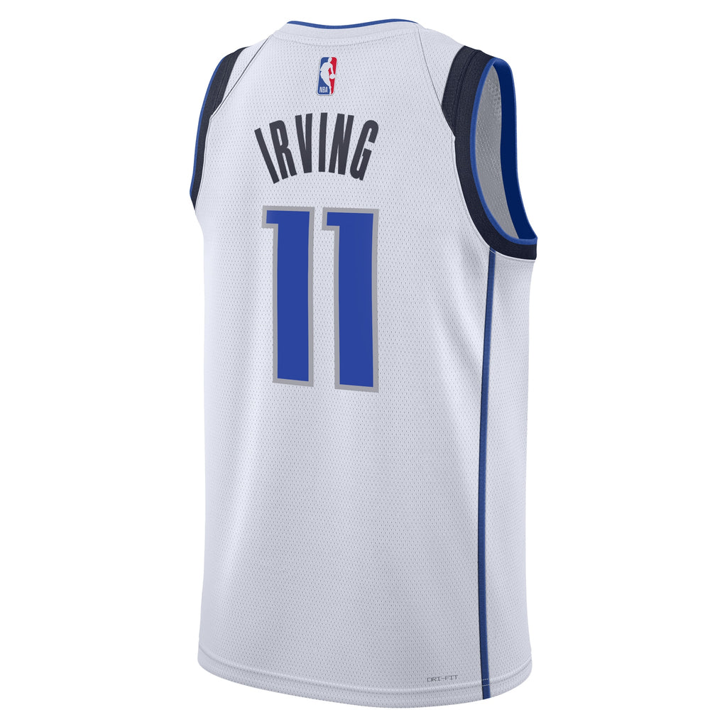 Dallas Mavericks Association Edition Swingman Jersey - White - Kyrie Irving - Unisex