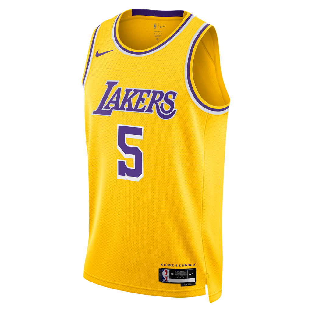 Los Angeles Lakers Icon Edition Swingman Jersey - Gold - Quentin Grimes - Unisex
