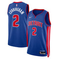 Detroit Pistons Icon Edition Swingman Jersey - Blue - Cade Cunningham - Unisex