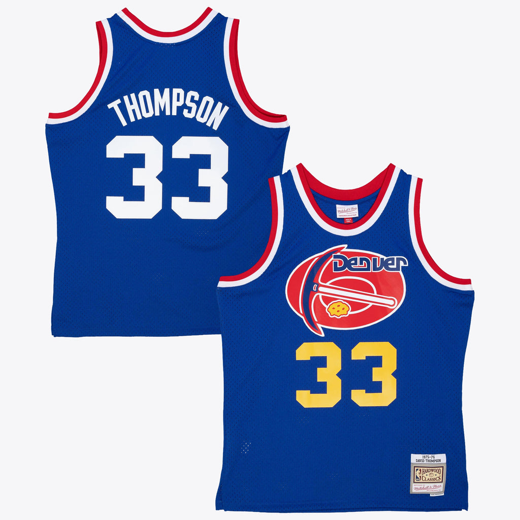 Denver Nuggets David Thompson 1975 Dark Authentic Jersey - Royal Blue