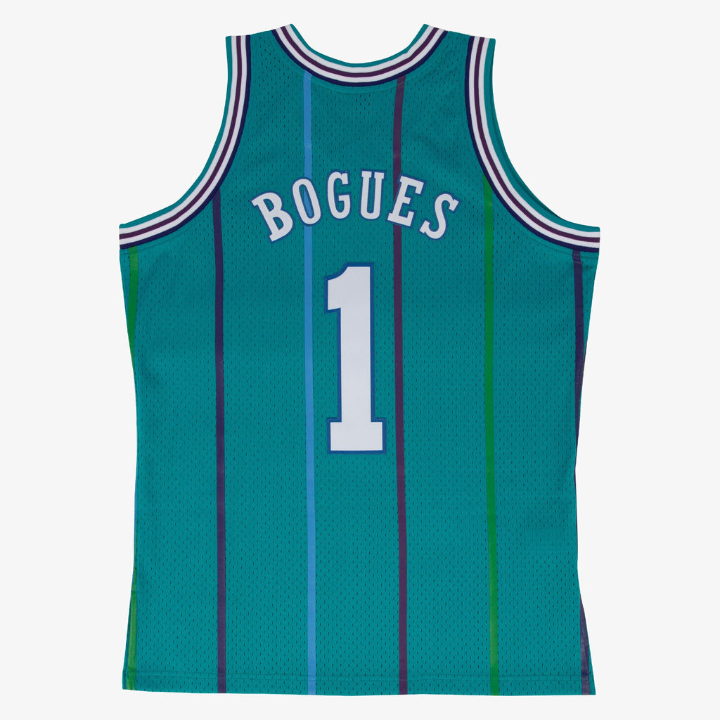 Charlotte Hornets Swingman Road Jersey Muggsy Bogues 1992