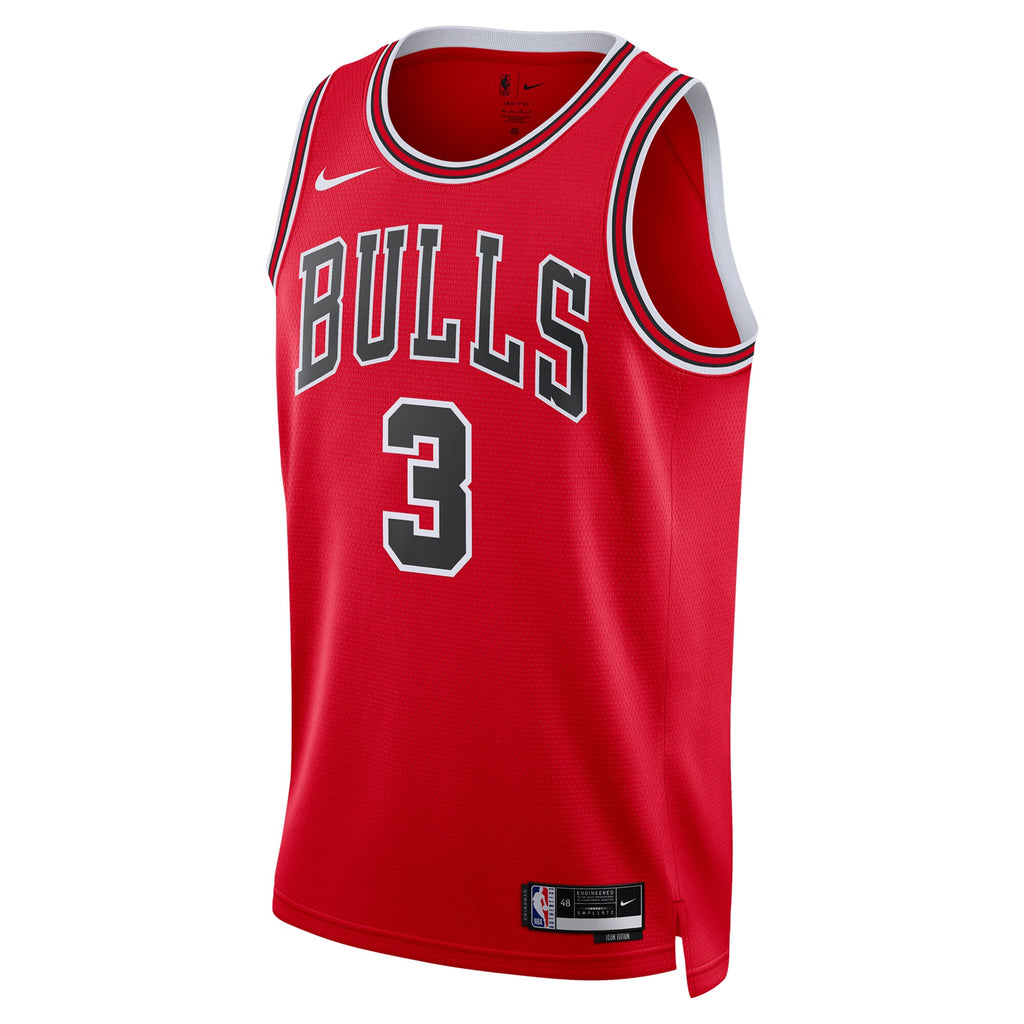 Chicago Bulls Icon Edition Swingman Jersey - Red - Josh Giddey - Unisex