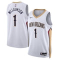 New Orleans Pelicans Association Edition Swingman Jersey - White - Zion Williamson - Unisex
