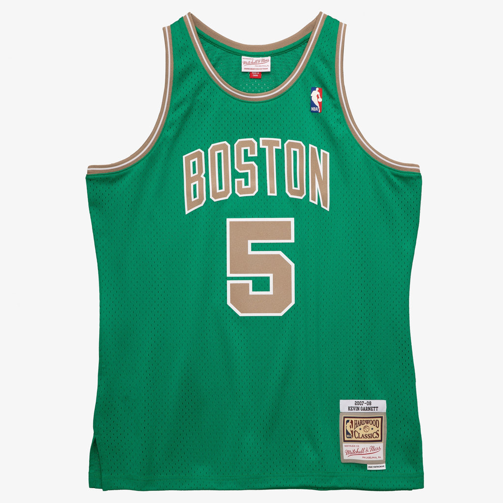 Boston Celtics Kevin Garnett 2007 Swingman Authentic Jersey - Kelly Green