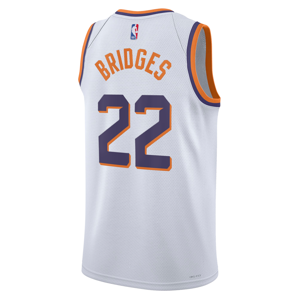 Phoenix Suns Association Edition Swingman Jersey - White - Miles Bridges - Unisex