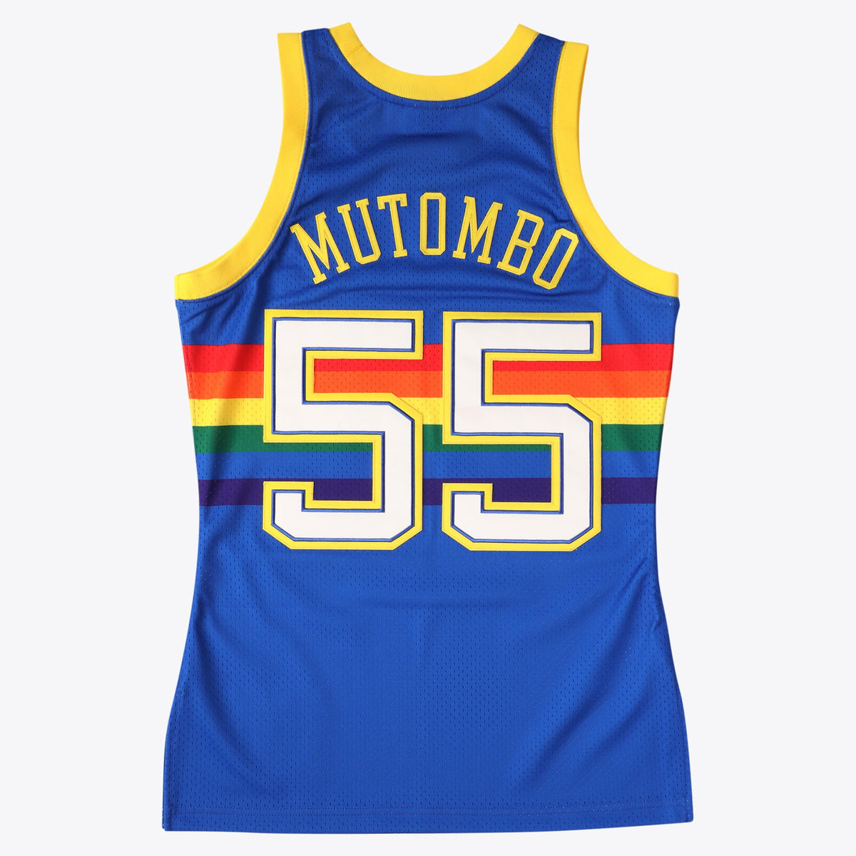 Denver Nuggets Dikembe Mutombo Authentic Jersey - Royal Blue