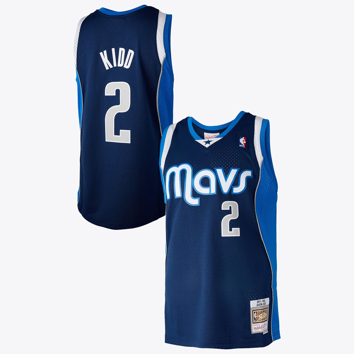 Dallas Mavericks Jason Kidd 2011 Swingman Authentic Jersey - Ash Blue
