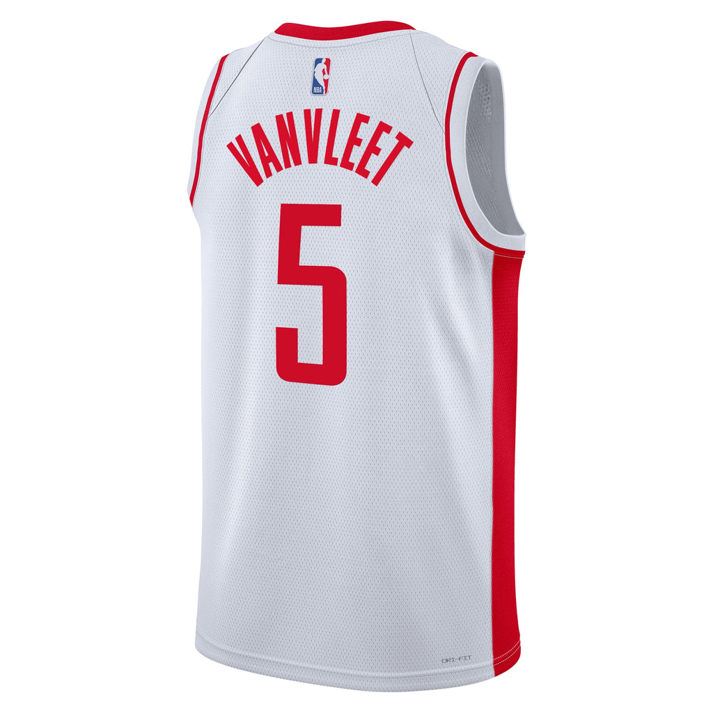 Houston Rockets Association Edition Swingman Jersey - White - Fred VanVleet - Unisex