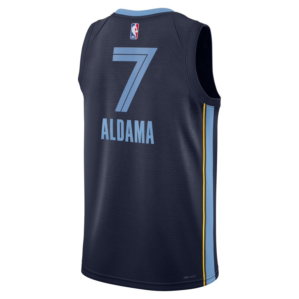 Memphis Grizzlies Icon Edition Swingman Jersey - Navy - Santi Aldama - Unisex