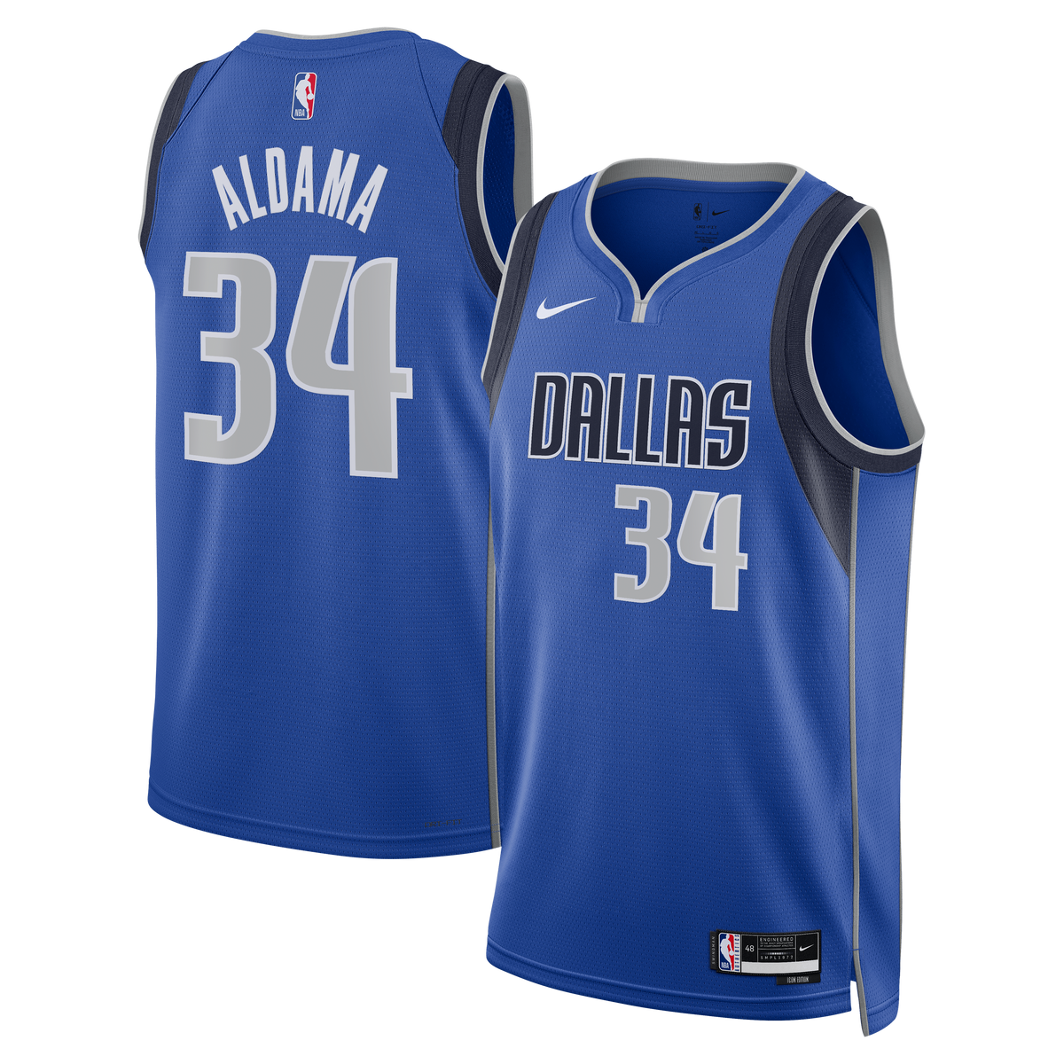 Dallas Mavericks Icon Edition Swingman Jersey - Blue - Santi Aldama - Unisex