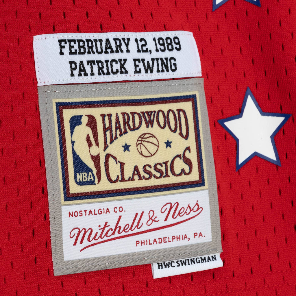 NBA Patrick Ewing 1989 All-Star Swingman Authentic Jersey - Scarlet