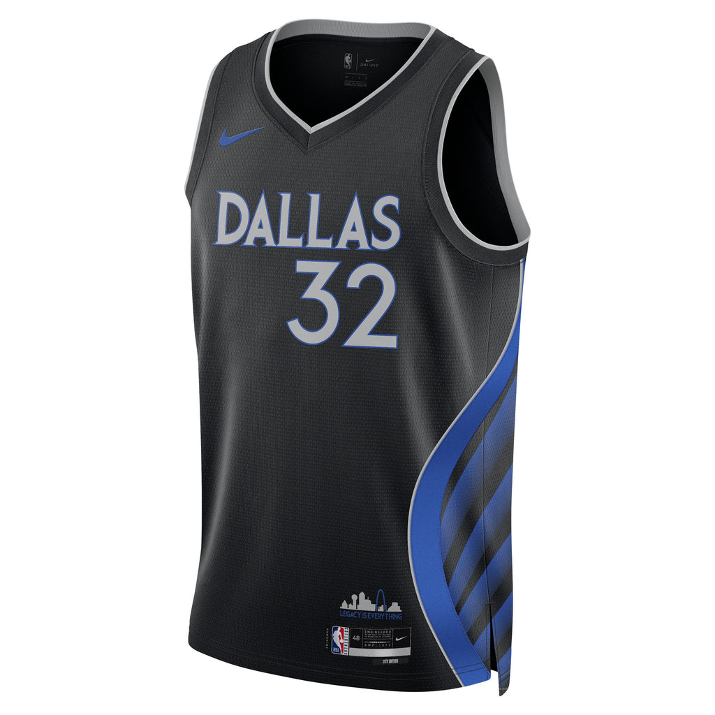 Dallas Mavericks 2025/26 City Edition Swingman Jersey - Black - Cooper Flagg - Unisex