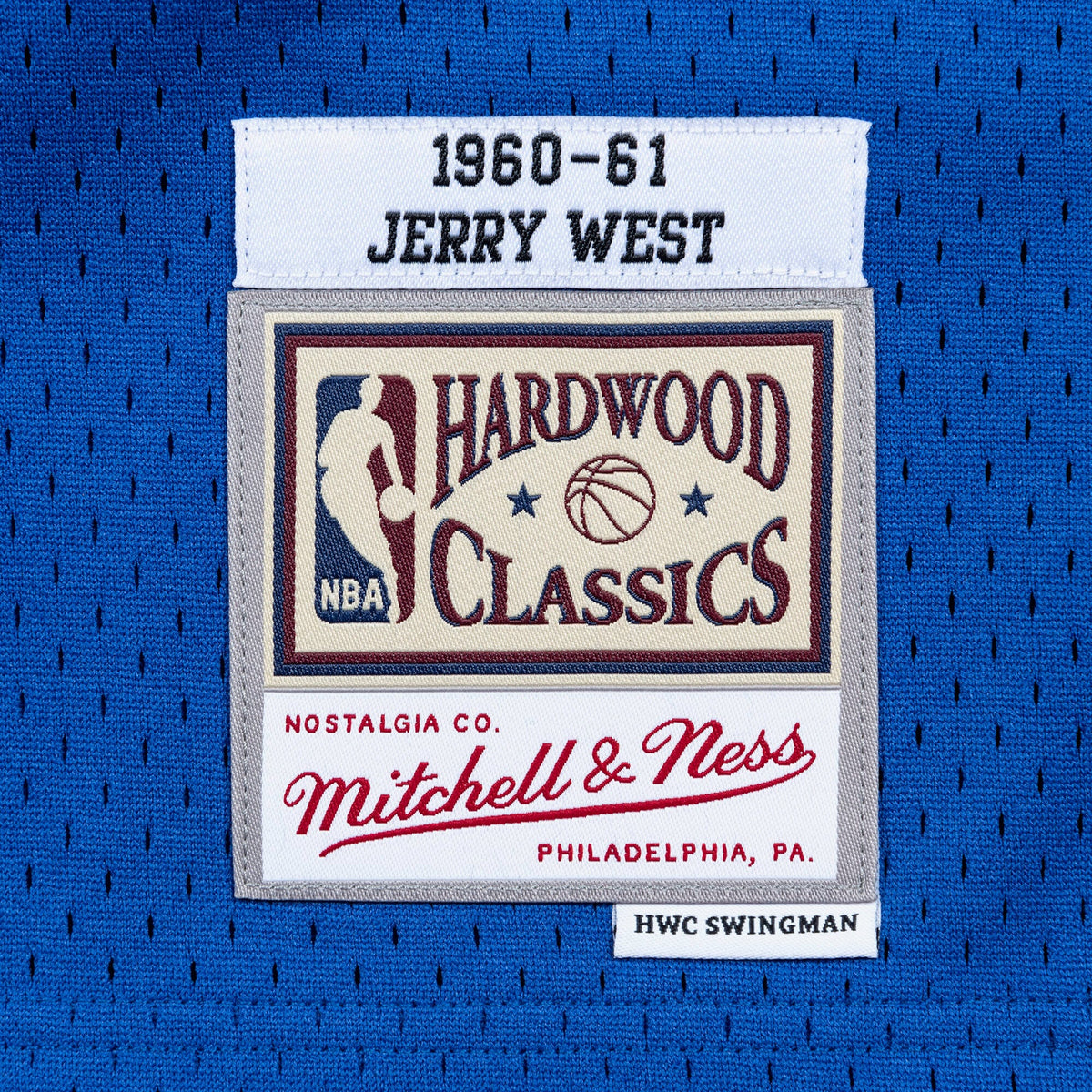 Los Angeles Lakers Swingman Jersey Road Jerry West 1960-61